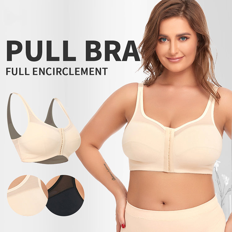 Wireless Front Button Comfort Bra